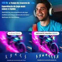 Monitor Gamer IPS 27 Polegadas, Full HD 1920x1080, 180Hz, HDR400, G-SYNC — imagem 3