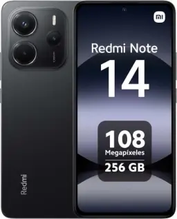 Smartphone Xiaomi Redmi Note 14 Midnight Black (Preto) 8GB RAM 256GB ROM — imagem 1