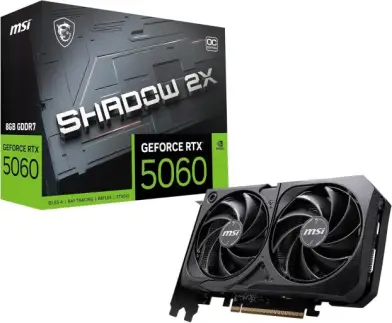 Placa Video MSI RTX 5060 Shadow 2X OC