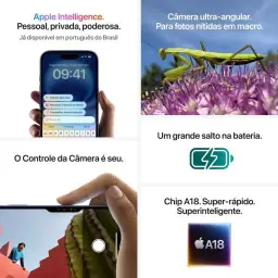Apple iPhone 16 (128 GB) – Preto — imagem 5
