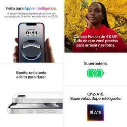 Apple iPhone 16e de 128 GB — Preto — imagem 5