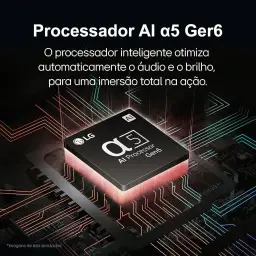Smart TV 32" LG HD 32LR600B Processador α5 Ger6 AI Alexa integrado LG Channels — imagem 5