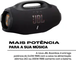 JBL, Caixa de Som, Boombox 4, Bluetooth, Som JBL Pro, AI Sound Boost — imagem 2