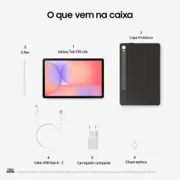 Galaxy Tab S10 Lite, 128GB, Tela 10.9", WIFI, Cinza — imagem 10