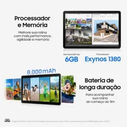 Galaxy Tab S10 Lite, 128GB, Tela 10.9", WIFI, Cinza — imagem 8