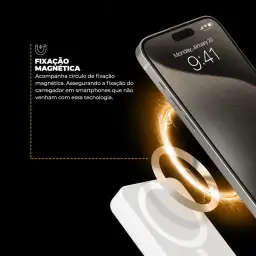 Gshield Power Bank Wireless MagPower Magnético sem fio — imagem 4