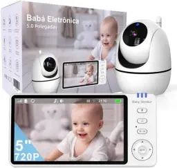 Babá Eletronica 5.0" HD 720P Bebê