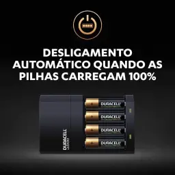 Duracell Carregador de Pilhas Recarregáveis AA e AAA Com 4 Pilhas AA Inclusas – — imagem 7
