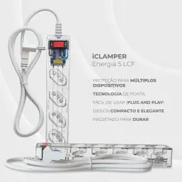 Filtro de Linha iCLAMPER Energia 5 com Proteção contra Surtos Elétricos(DPS) — imagem 9