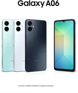 Celular Samsung Galaxy A06, 128GB, 4GB RAM, Tela 6.7", Câm. Traseira 50+2MP — imagem 2