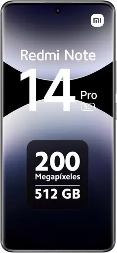 Smartphone Xiaomi Redmi Note 14 Pro 5G Midnight Black (Preto) 12GB RAM 512GB — imagem 3