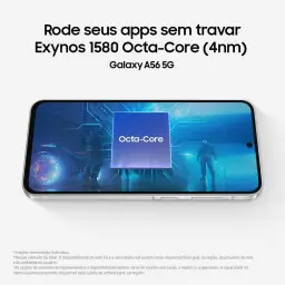 Smartphone Samsung Galaxy A56 5G 128GB, 8GB RAM, Câmera 50MP, IP67 — imagem 7