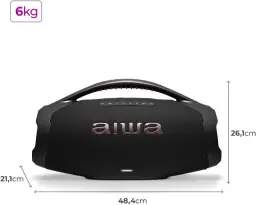 Caixa de Som Boombox Plus AIWA BBS-01-B 200W Bluetooth 5.3-200W RMS - 30 Horas — imagem 13