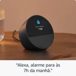 Echo Spot com Alexa (Geração mais recente) | Despertador inteligente com som — imagem 6
