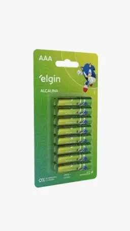 Pilha Alcalina AAA 16 unidades Elgin