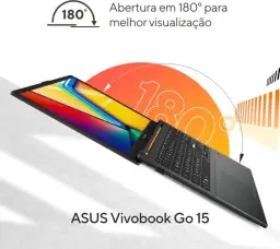 Notebook ASUS VivoBook Go 15, AMD RYZEN 5 7520U, 8GB, 256GB SSD, KeepOS — imagem 6