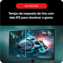 Monitor Gamer LG UltraGear 24" 24GS60F-B IPS Full HD 180Hz 1ms (GtG) NVIDIA® — imagem 4