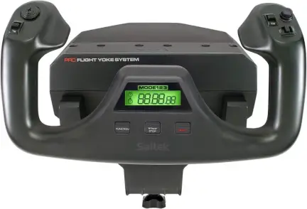 Simulação Profissional de Quadrante com Manche e Acelerador FLIGHT YOKE SYSTEM