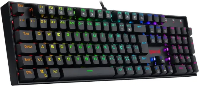 Teclado Gamer Redragon Mec Mitra Brown