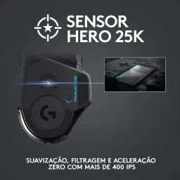 Mouse Gamer Sem Fio Logitech G502 LIGHTSPEED com Tecnologia RGB LIGHTSYNC — imagem 3