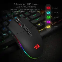 Redragon MOUSE GAMER INVADER CHROMA RGB - M719-RGB — imagem 5