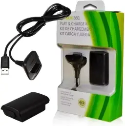 Bateria Controle Xbox 360 Cabo
