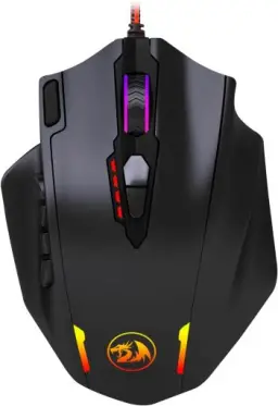 Mouse Gamer Redragon Impact Preto RGB