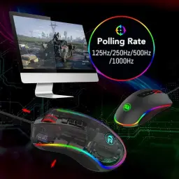 Mouse Gamer Redragon Cobra, Chroma RGB, 10000DPI, 7 Botões, Preto — imagem 7