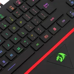 Teclado Gamer Membrana Redragon Karura 2 RGB ABNT2 Preto - K502RGB, UNICO — imagem 3