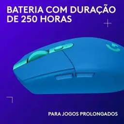 Mouse Gamer Sem Fio Logitech G305 LIGHTSPEED com 6 Botões Programáveis e Até — imagem 4