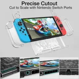 HEYSTOP Capa de Switch para Nintendo Switch Case Acoplável com Protetor de Tela — imagem 4