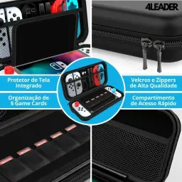 Case Para Nintendo Switch Oled - Capa Protetora Para Nintendo Switch Oled Com 6 — imagem 3