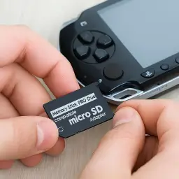 Adaptador De Cartão Para Psp Suporta Até 256gb Micro SD Memory Stick Ms Psp — imagem 2