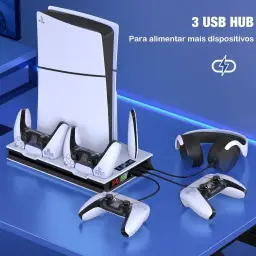 Suporte para PS5 com 2 Ventoinhas de Resfriamento — imagem 4