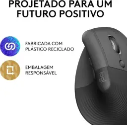 Mouse Sem Fio Logitech Lift Vertical com Design Ergonômico para Redução de — imagem 5