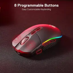 Mouse sem fio Redragon Invader Pro Preto — imagem 5