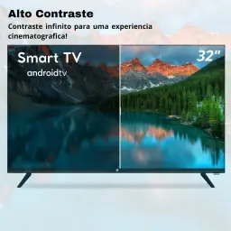 Smart Tv 32'' Hd Preta Tronos Trs32sfa11 Bivolt — imagem 4