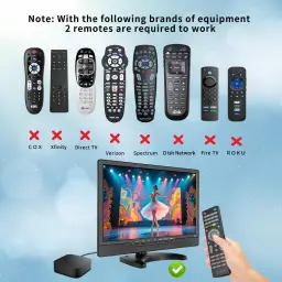 TV LED HD de 14 polegadas, televisão pequena portátil com entrada HDMI — imagem 3