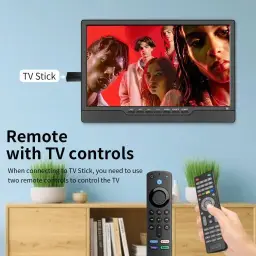 TV LED HD de 14 polegadas, televisão pequena portátil com entrada HDMI — imagem 4
