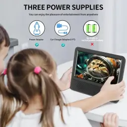 Tela de TV IPS 1080P de 7 polegadas, televisão pequena com sintonizador digital — imagem 2