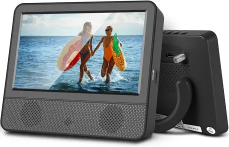 Tela de TV IPS 1080P de 7 polegadas, televisão pequena com sintonizador digital