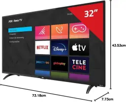 Smart TV LED 32" HD AOC 32S5195/78G - Wifi, USB, HDMI — imagem 10