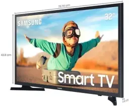 Samsung UN32T4300AGXZD - Smart TV LED 32" HD, Wifi, HDMI, USB — imagem 3