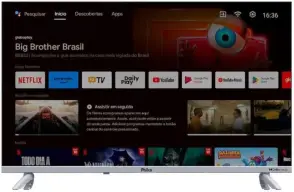 Smart TV 32" Philco PTV32G23AGSSBLH Android TV LED — imagem 4