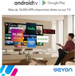 Smart Tv 40'' Full Hd Weyon 40wdsnbx Wi-fi Android 14 — imagem 2