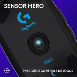 Mouse Gamer Sem Fio Logitech G305 LIGHTSPEED com 6 Botoes Programaveis e Ate — imagem 2