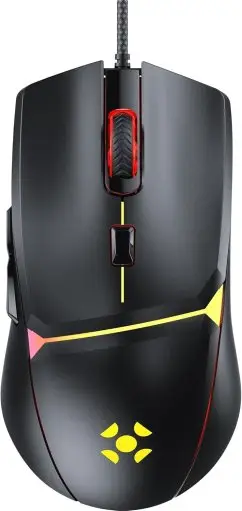 Mouse Gamer CRUSADER RGB 7200DPI Preto