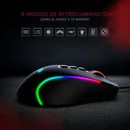 Mouse Gamer Redragon Predator RGB M612-RGB, Preto — imagem 6