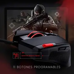 Mouse Gamer Redragon Predator RGB M612-RGB, Preto — imagem 5