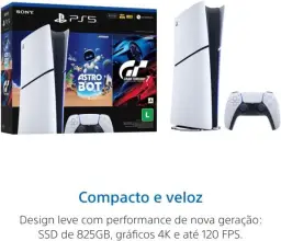 PlayStation®5 Slim Digital 825GB – Pacote ASTRO BOT e Gran Turismo 7 — imagem 3